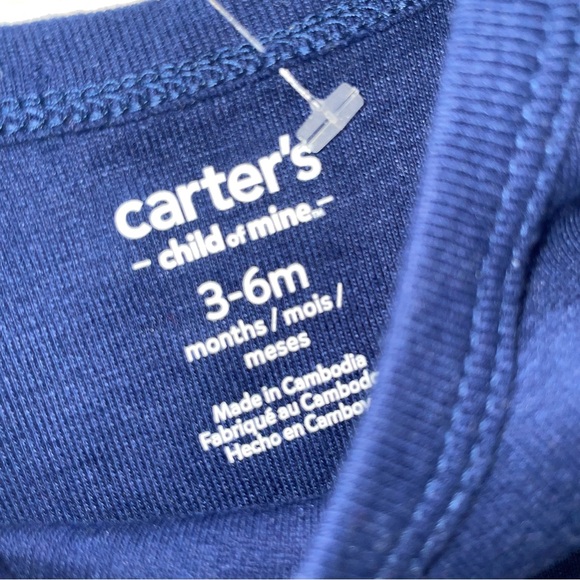 ⭐️3-6 Months Garanimals & Carters Baby Boys Onesie & Shirt Bundle⭐️ - Picture 5 of 5
